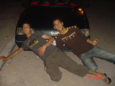 Moi et mounir devant R 19